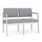 Lesro Lenox 2 Seat Tandem Seating W/ No Center Arm, 43.5 in W 24.5 in L 32 in H LS2101 - alternate 1